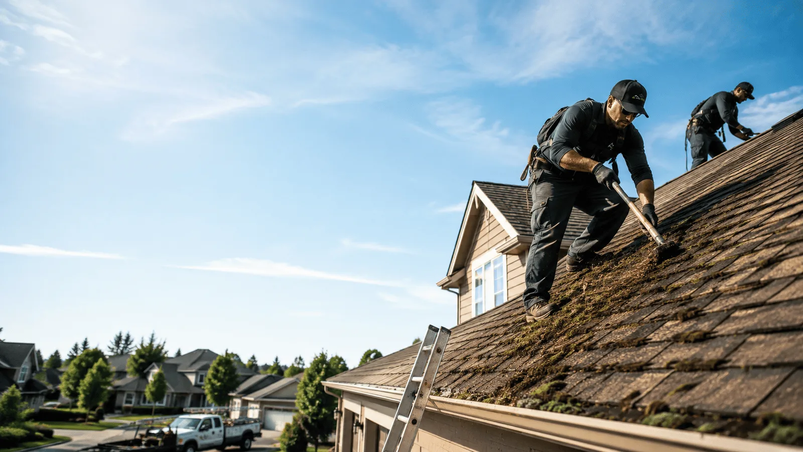 Roof Moss Removal in Connecticut near me